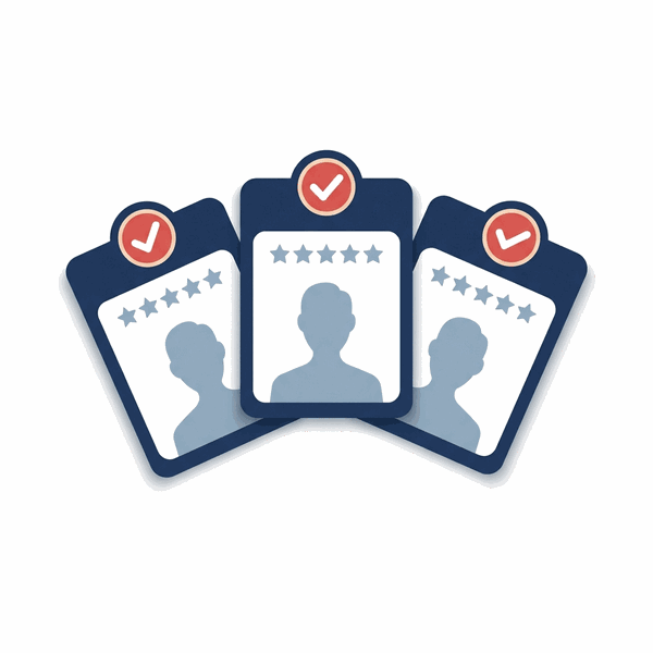 2. Receive your tailored list of architects